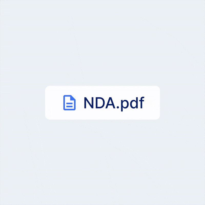 NDA Mark-up